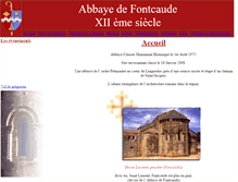 Tablet Screenshot of abbaye-de-fontcaude.com